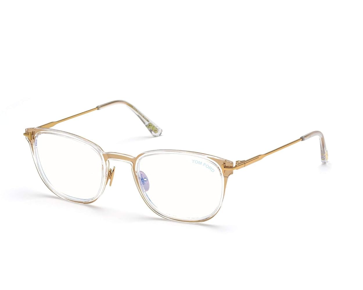 Tom Ford FT 5694-B BLUE BLOCK Crystal Shiny Rose Gold 52/22
